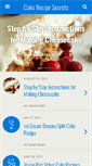 Mobile Screenshot of cakerecipesecrets.com